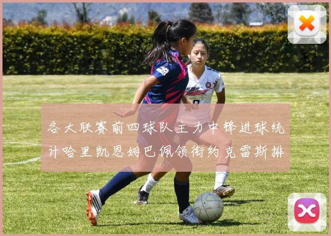各大联赛前四球队主力中锋进球统计哈里凯恩姆巴佩领衔约克雷斯排名倒数第二